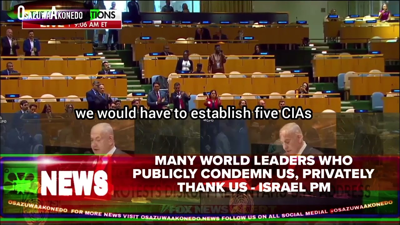 OsazuwaAkonedo ShortReel ~ Many World Leaders Who Publicly Condemn Us, Privately Thank Us Israel PM