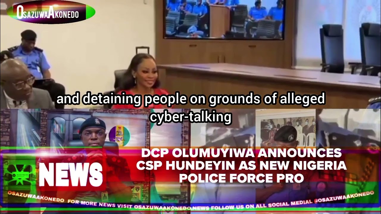 OsazuwaAkonedo ShortReel ~ DCP Olumuyiwa Announces CSP Hundeyin As New Nigeria Police Force PRO