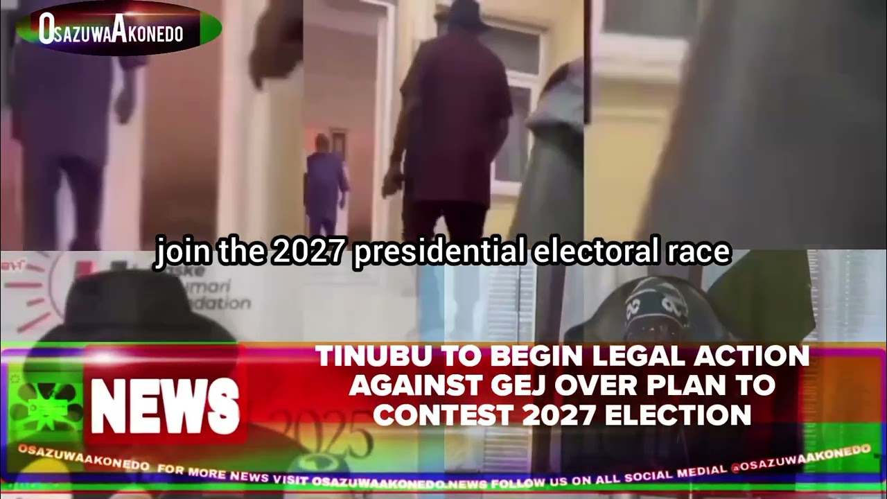 OsazuwaAkonedo ShortReel ~ Tinubu To Begin Legal Action Against GEJ Over Plan To Contest 2027 Election