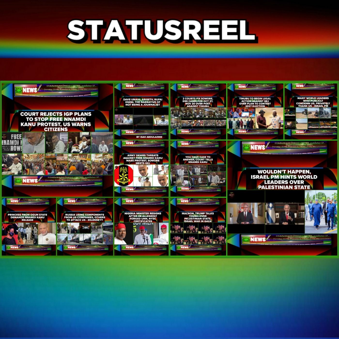 OsazuwaAkonedo Audio ~ NewsStatusReel @10pm 17-10