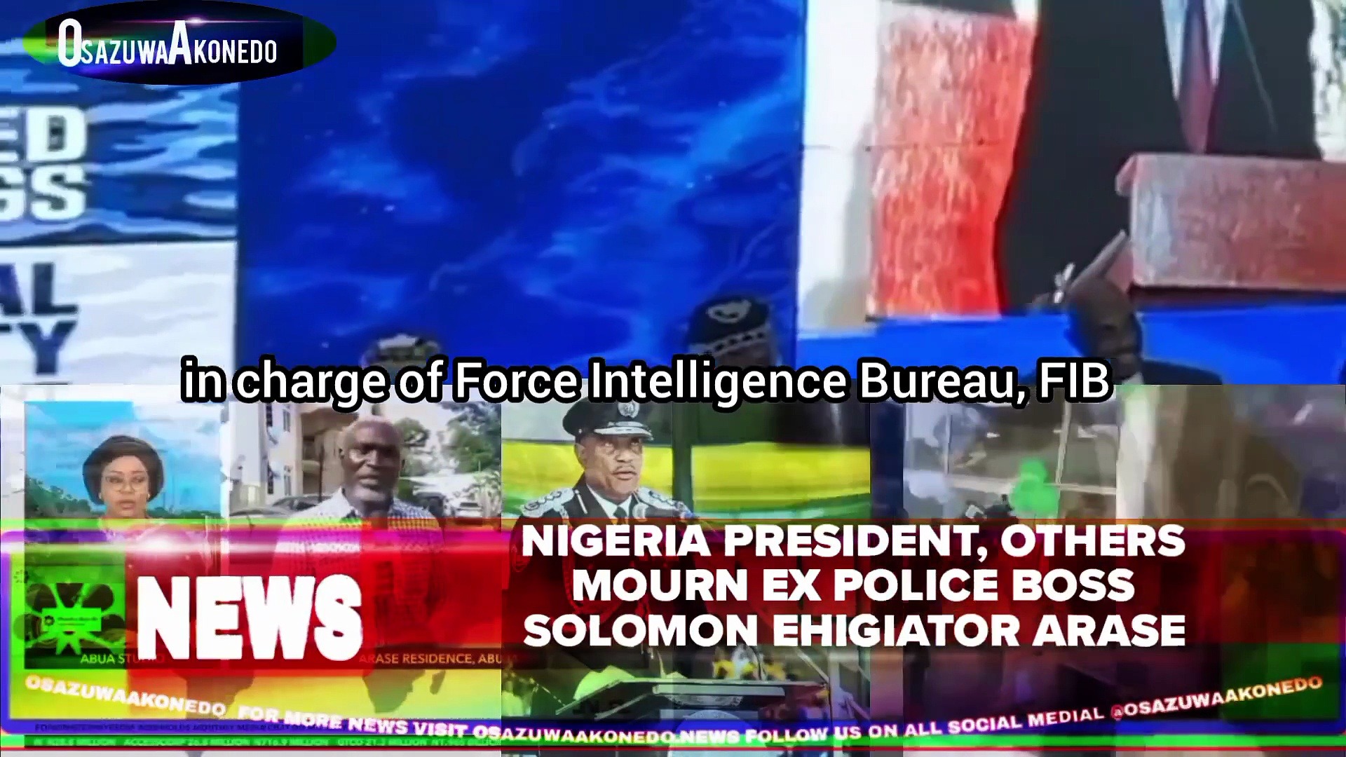 Video ~ Nigeria President, Others Mourn Ex Police Boss Solomon Ehigiator Arase