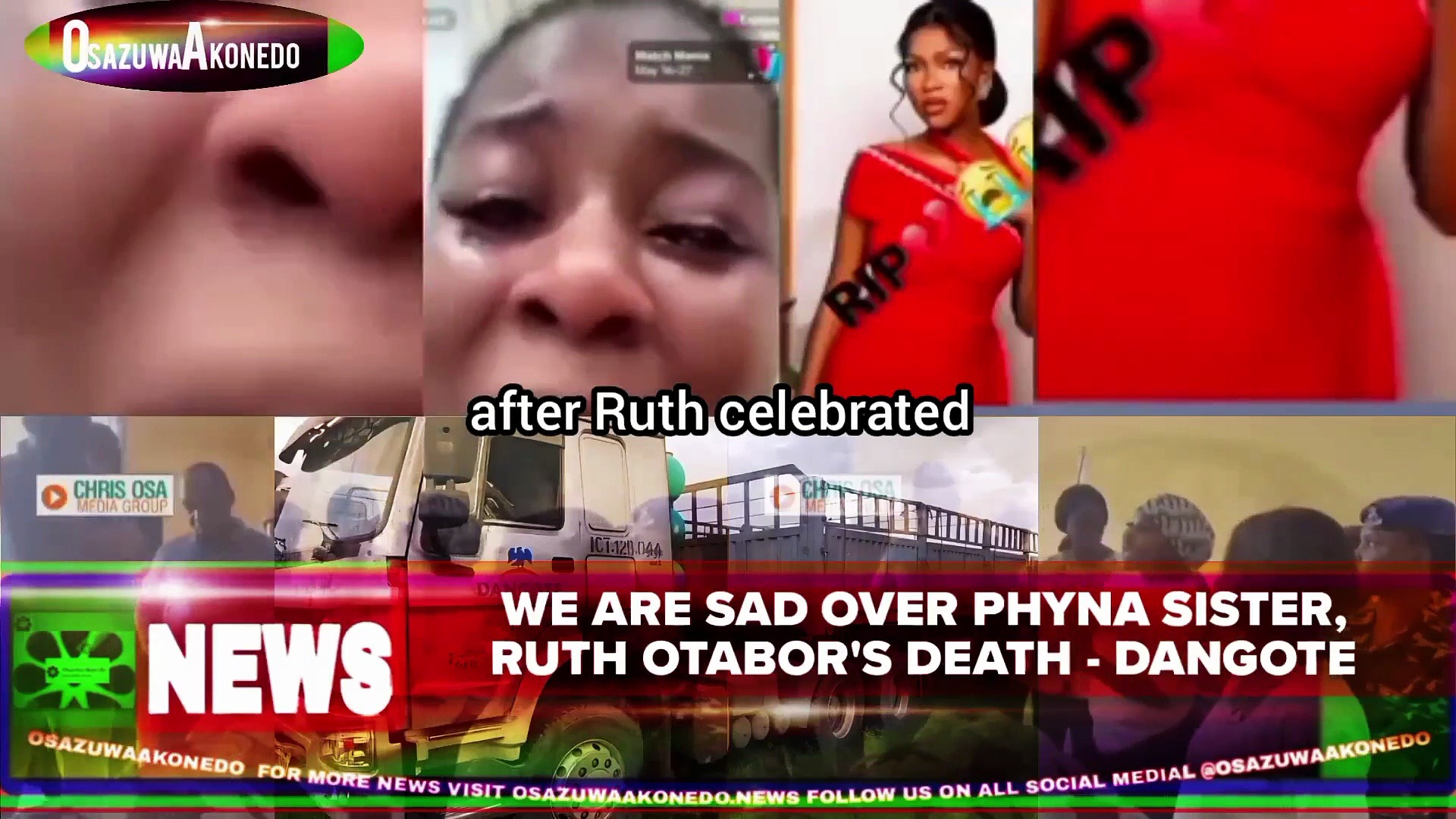 Video ~ We Are Sad Over Phyna Sister, Ruth Otabor’s Death – Dangote