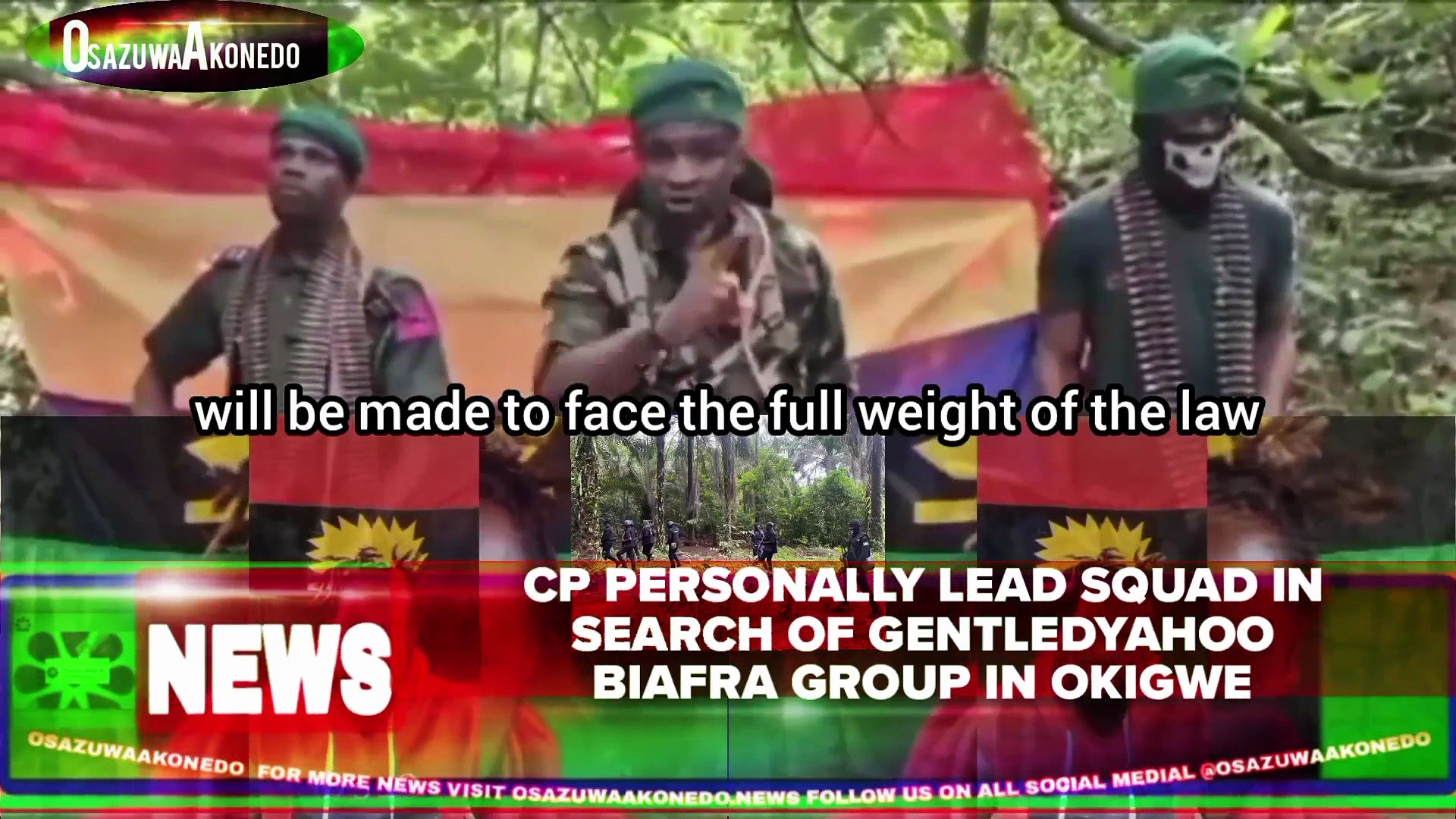 Video ~ CP Personally Lead Squad In Search Of GentleDYahoo Biafra Group In Okigwe