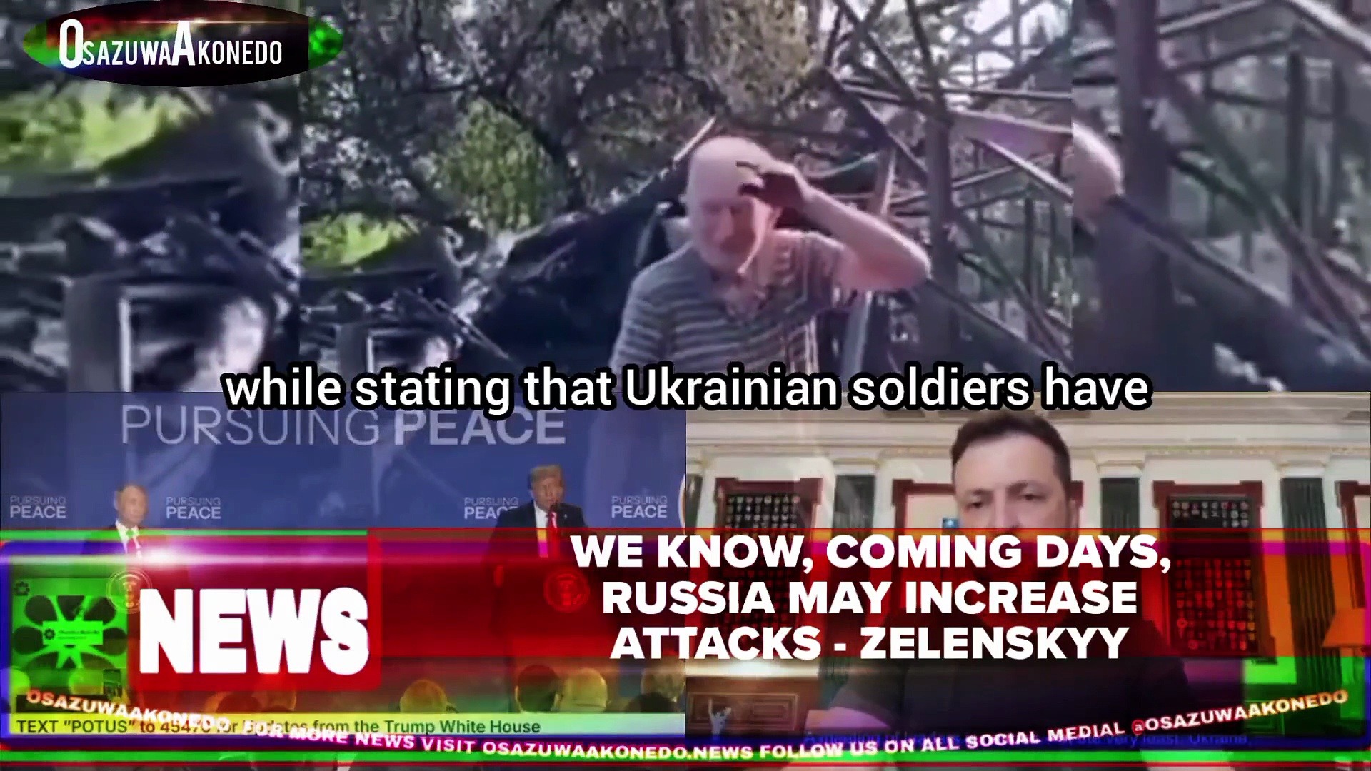 Video ~ We Know, Coming Days, Russia May Increase Attacks – Zelenskyy