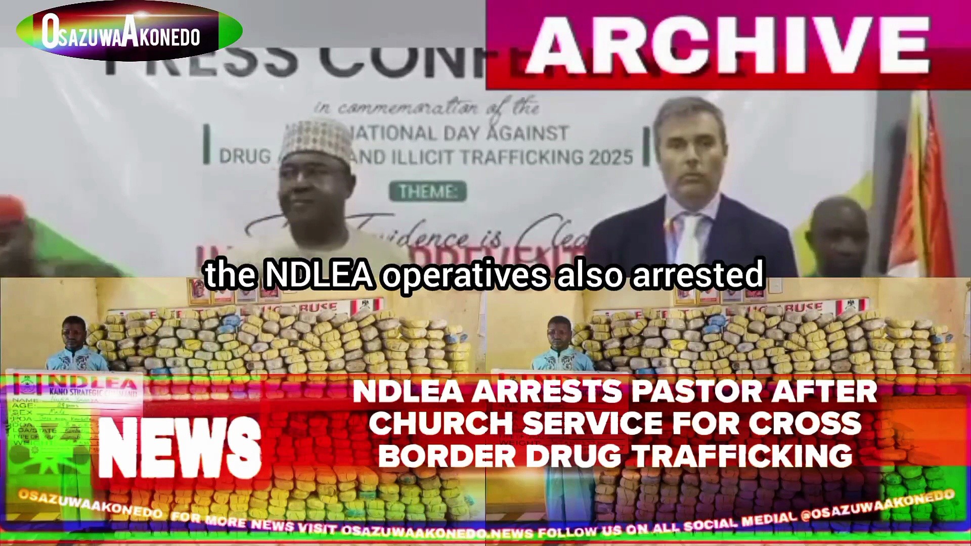 Video ~ NDLEA Arrests Dispatch Riders Distributing Illicit Drugs In Abuja
