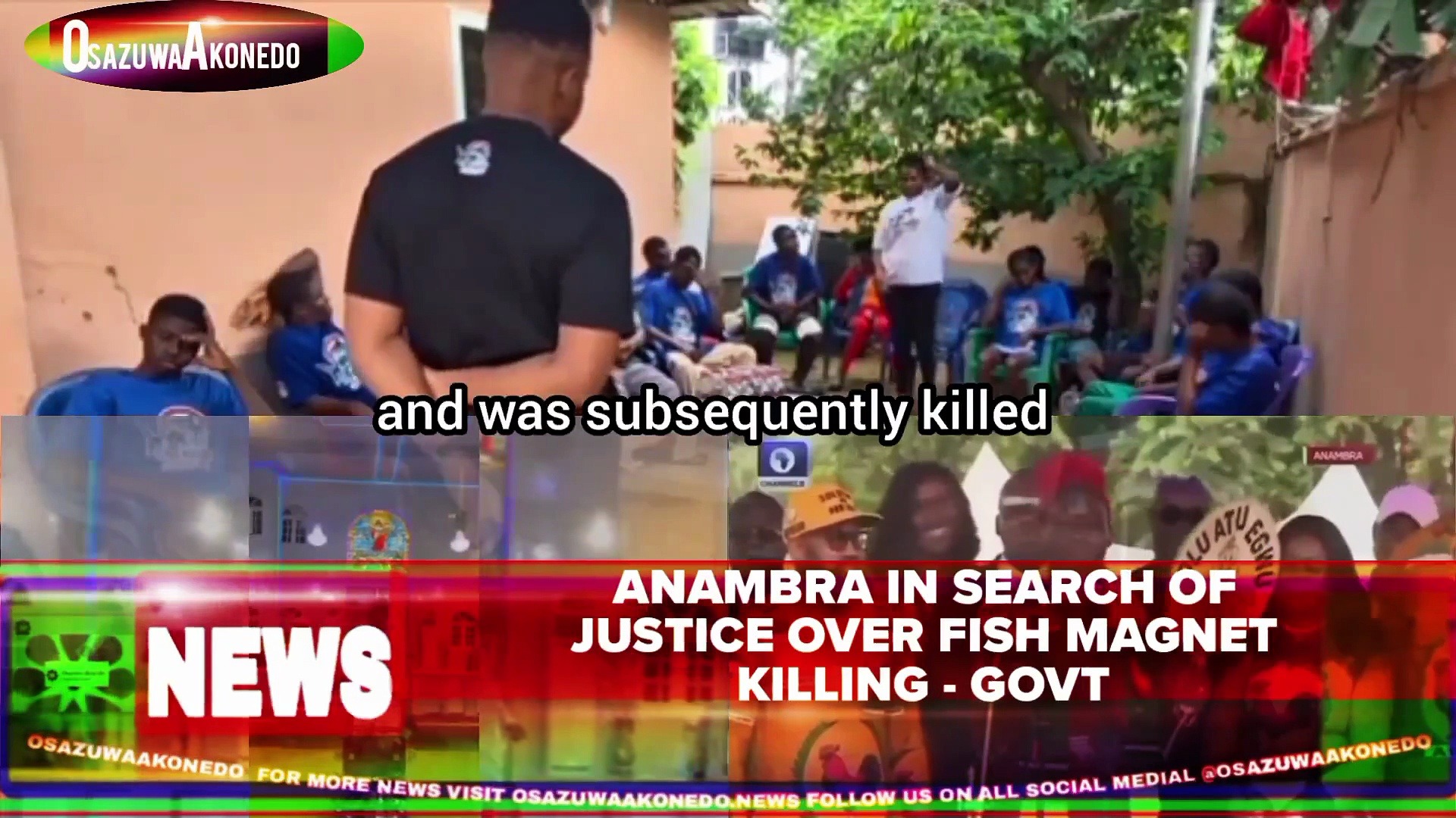 Video ~ Anambra In Search Of Justice Over Fish Magnet Killing – Govt