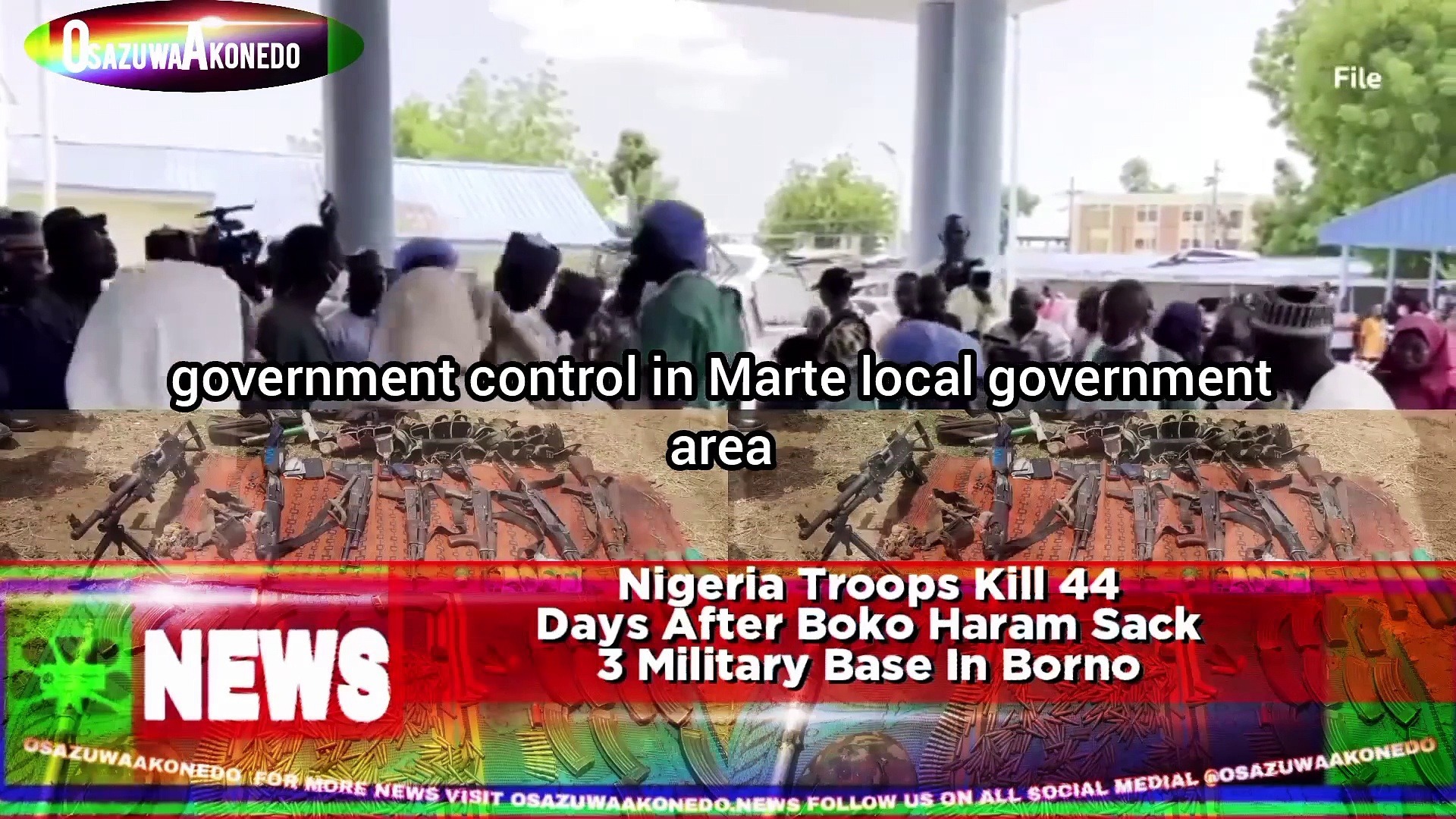 Video ~ Nigeria Troops Kill 44 Days After Boko Haram Sack 3 Military Base In Borno