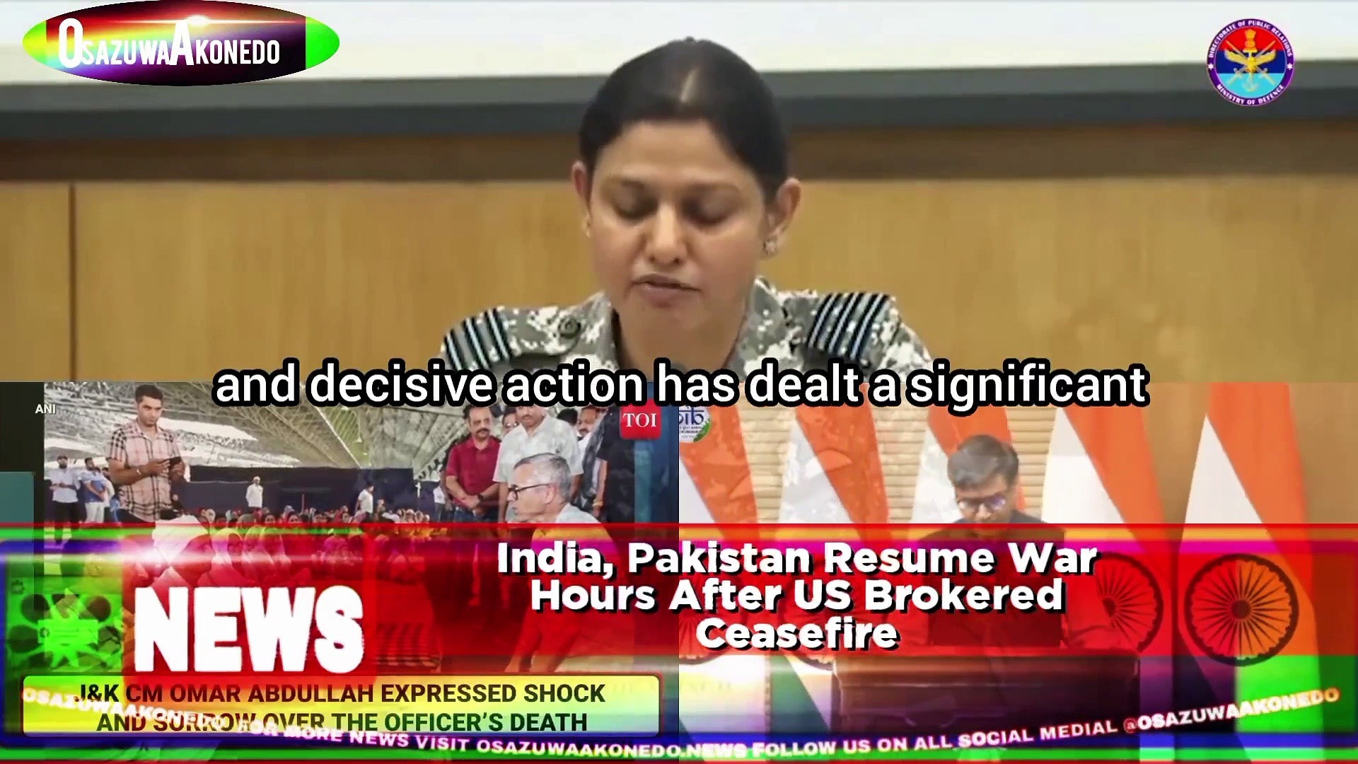 Video ~ India, Pakistan Resume War Hours After US Brokered Ceasefire
