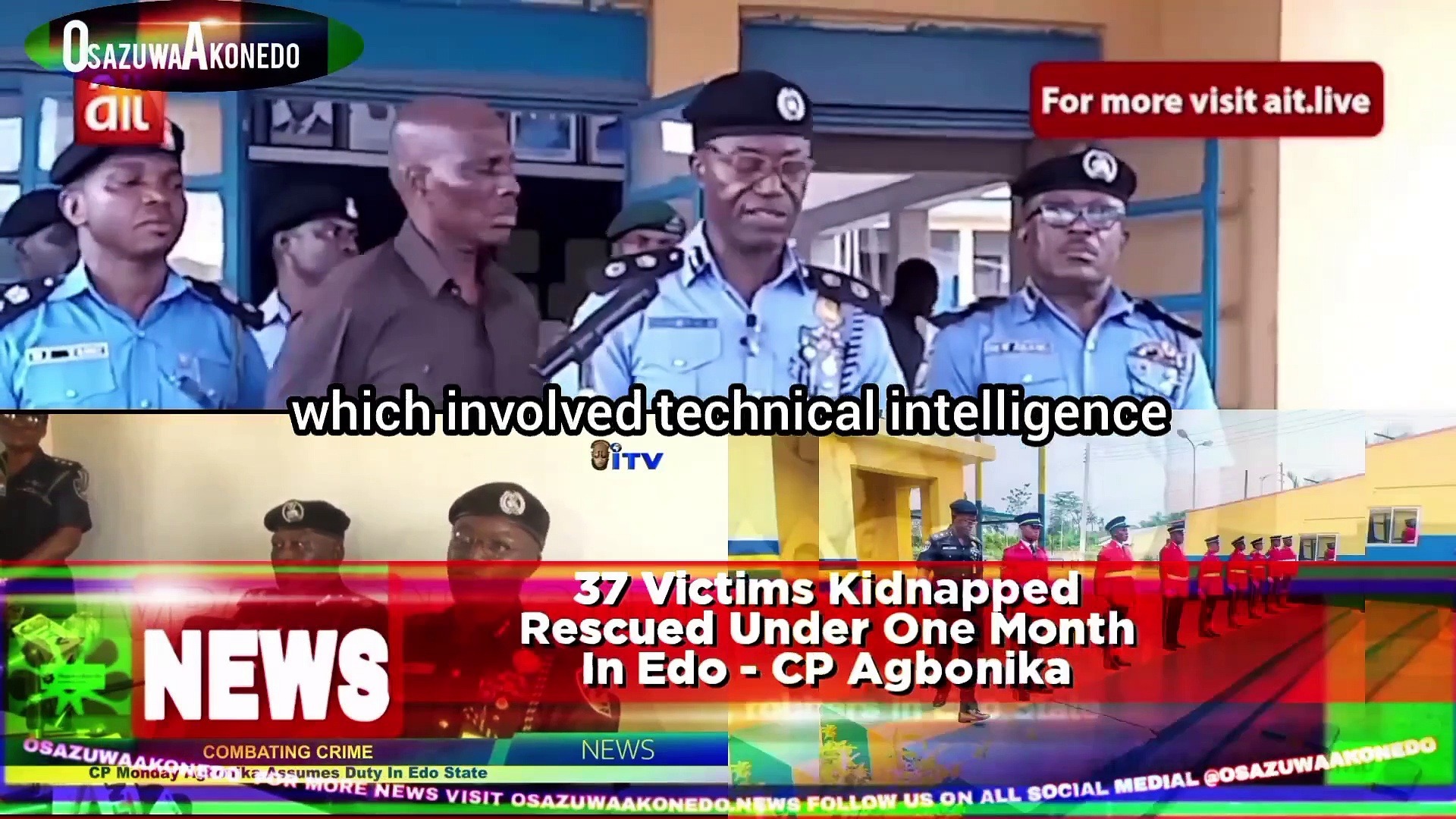 Video ~ 37 Victims Kidnapped Rescued Under One Month In Edo – CP Agbonika
