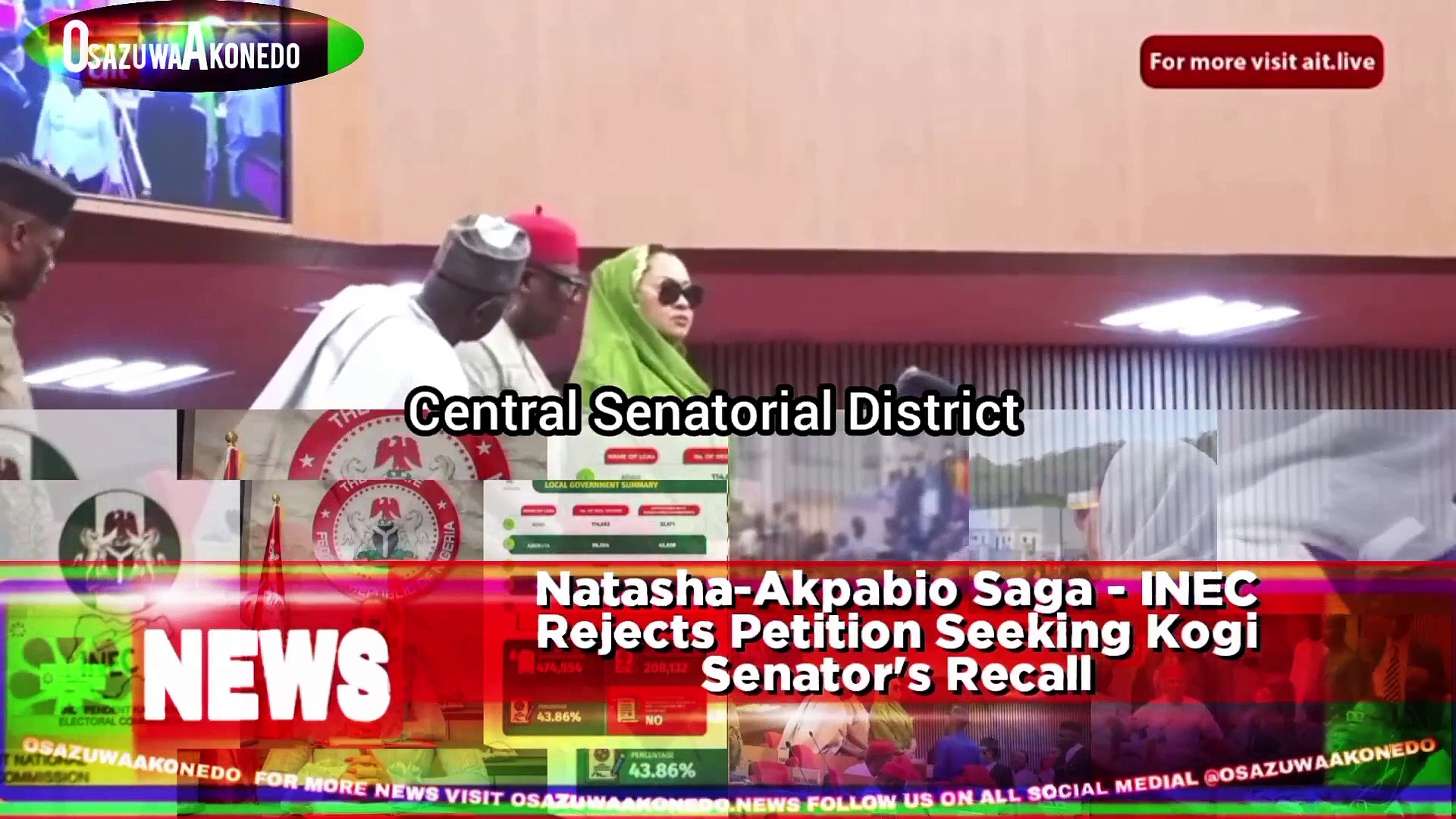 Video ~ Natasha-Akpabio Saga – INEC Rejects Petition Seeking Kogi Senator’s Recall
