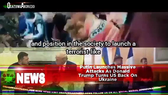 Video ~ Putin Launches Massive Attacks As Donald Trump Turns US Back On Ukraine