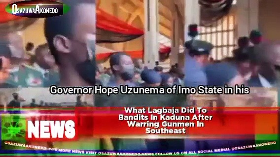 Video ~ What Lagbaja Did To Bandits In Kaduna After Warring Gunmen In Southeast