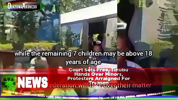 Video ~ Court Sets Free, Tinubu Hands Over Minors, Protesters Arraigned For Treason