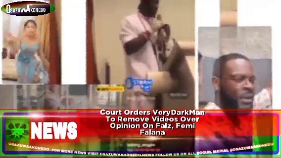 Video ~ Court Orders VeryDarkMan To Remove Videos Over Opinion On Falz, Femi Falana