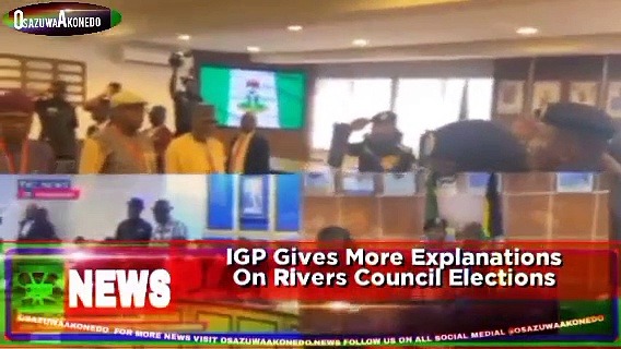 Video ~ IGP Gives More Explanations On Rivers Council Elections