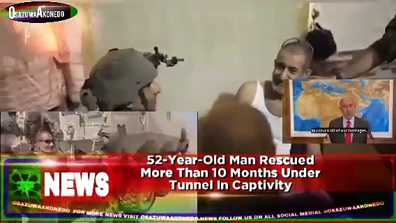 Video ~ 52-Year-Old Man Rescued More Than 10 Months Under Tunnel In Captivity ~ OsazuwaAkonedo