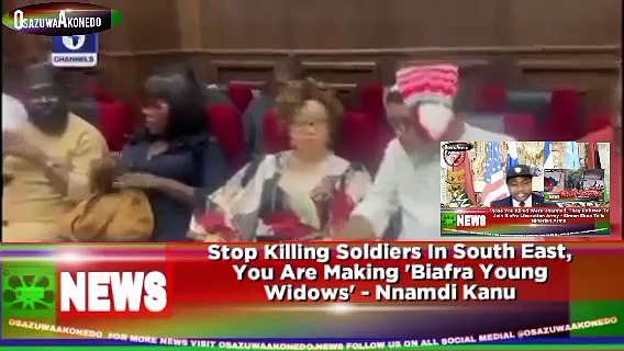 Video ~ Stop Killing Soldiers In South East, You Are Making ‘Biafra Young Widows’ – Nnamdi Kanu ~ OsazuwaAkonedo