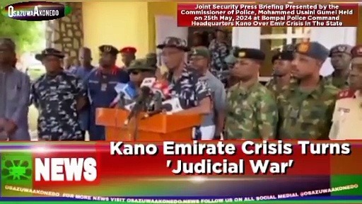 Video ~ Kano Emirate Crisis Turns ‘Judicial War’ ~ OsazuwaAkonedo