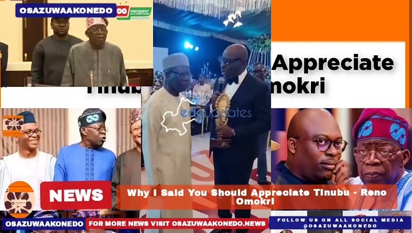 Video ~ Why I Said You Should Appreciate Tinubu – Reno Omokri ~ OsazuwaAkonedo