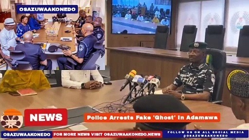 Video ~ Police Arrests Fake ‘Ghost’ In Adamawa ~ OsazuwaAkonedo