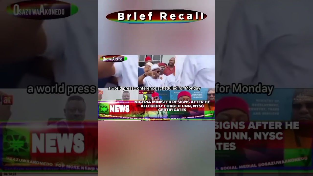 OsazuwaAkonedo BriefRecall ~ NewsBriefRecall @8pm 7 10