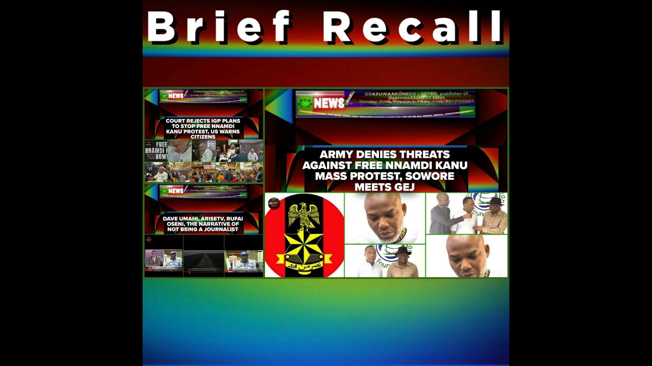 OsazuwaAkonedo Podcast Video ~ NewsBreifRecall @3pm 17-10