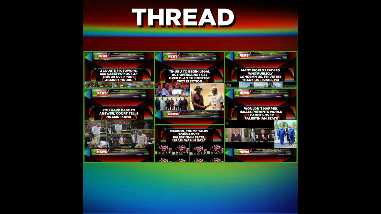 OsazuwaAkonedo Podcast Video ~ NewsThread @1pm 30-9