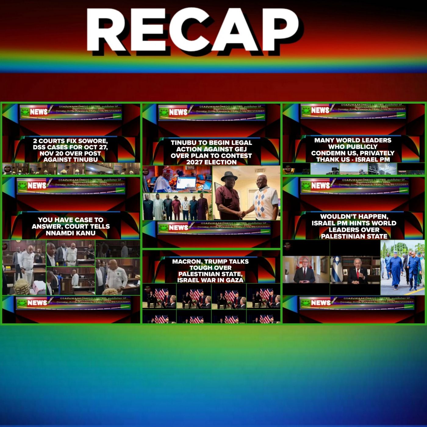 OsazuwaAkonedo Audio ~ NewsRecap @12pm 30-9