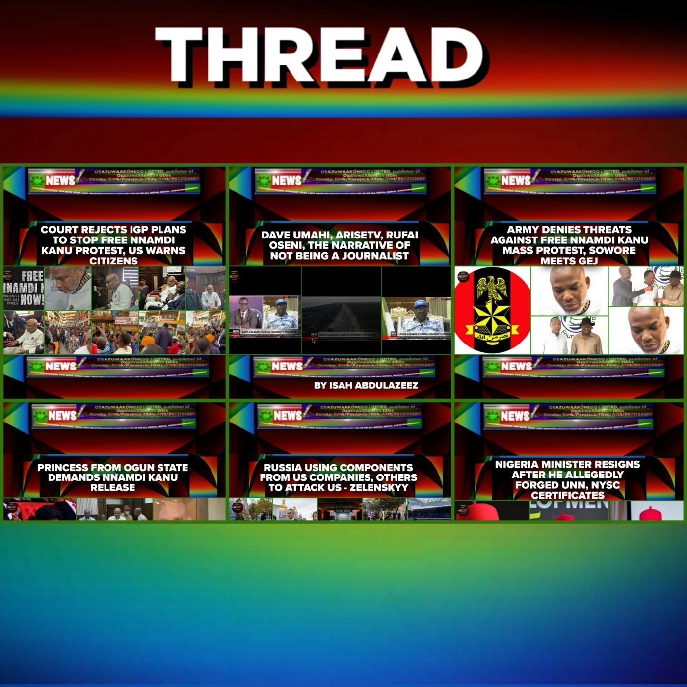 OsazuwaAkonedo Audio ~ NewsThread @6pm 17-10