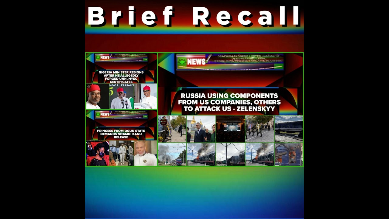 OsazuwaAkonedo Podcast Video ~ NewsBriefRecall @8pm 7-10