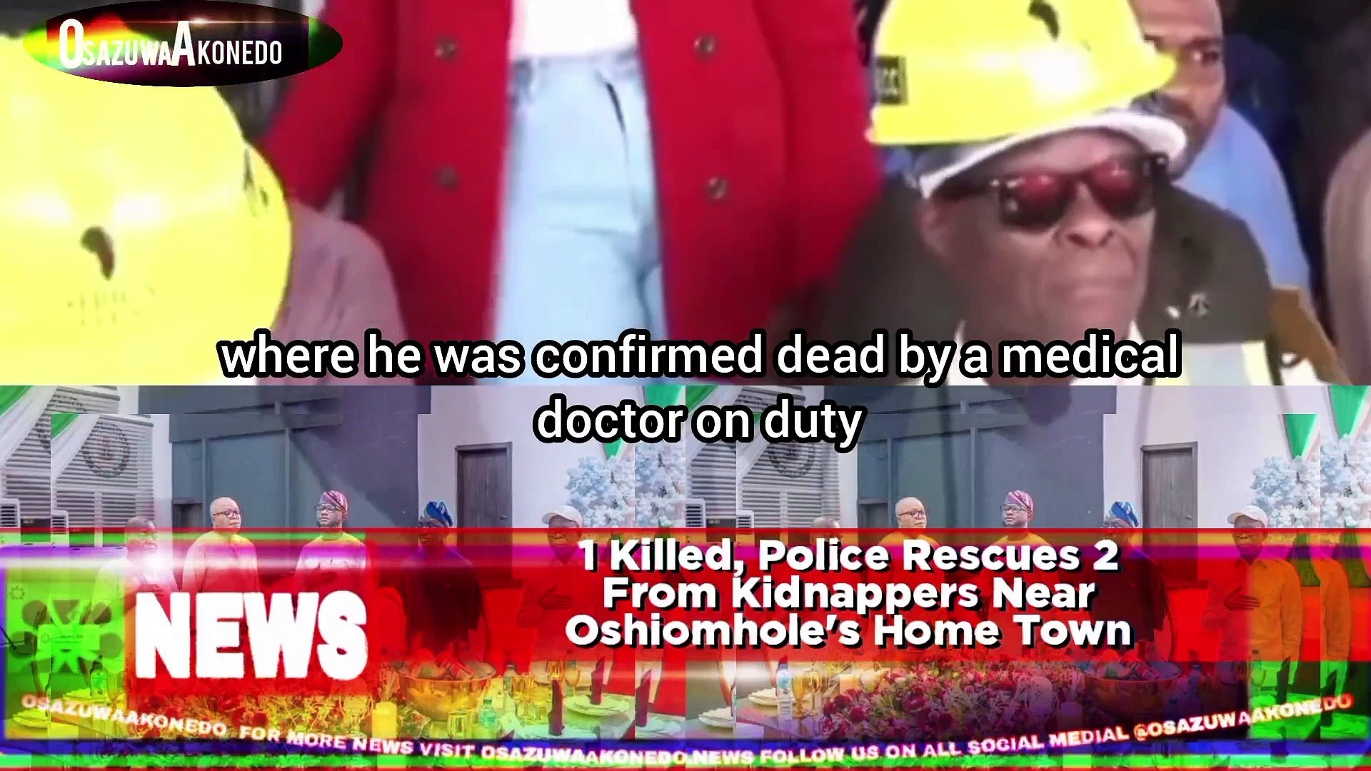 Video ~ 1 Killed, Police Rescues 2 From Kidnappers Near Oshiomhole's Home Town