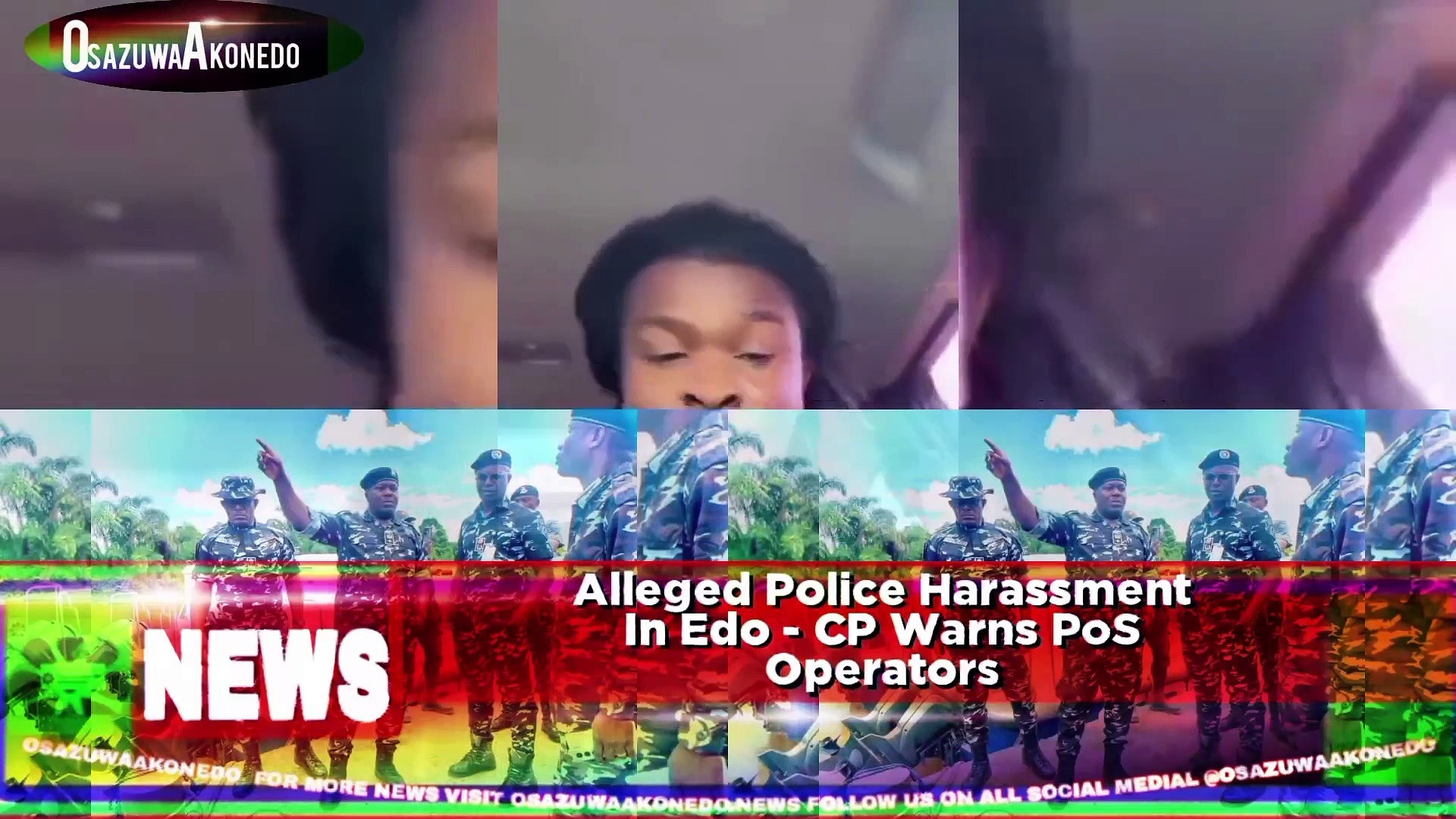 Video ~ Alleged Police Harassment In Edo - CP Warns PoS Operators