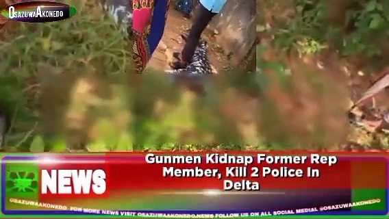Video ~ Gunmen Kidnap Former Rep Member, Kill 2 Police In Delta ~ OsazuwaAkonedo