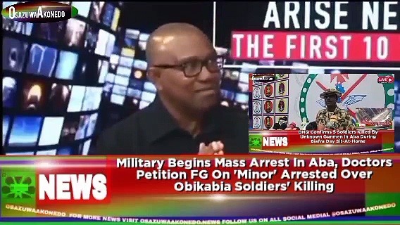 Video ~ Military Begins Mass Arrest In Aba, Doctors Petition FG On 'Minor' Arrested Over Obikabia Soldiers' Killing ~ OsazuwaAkonedo