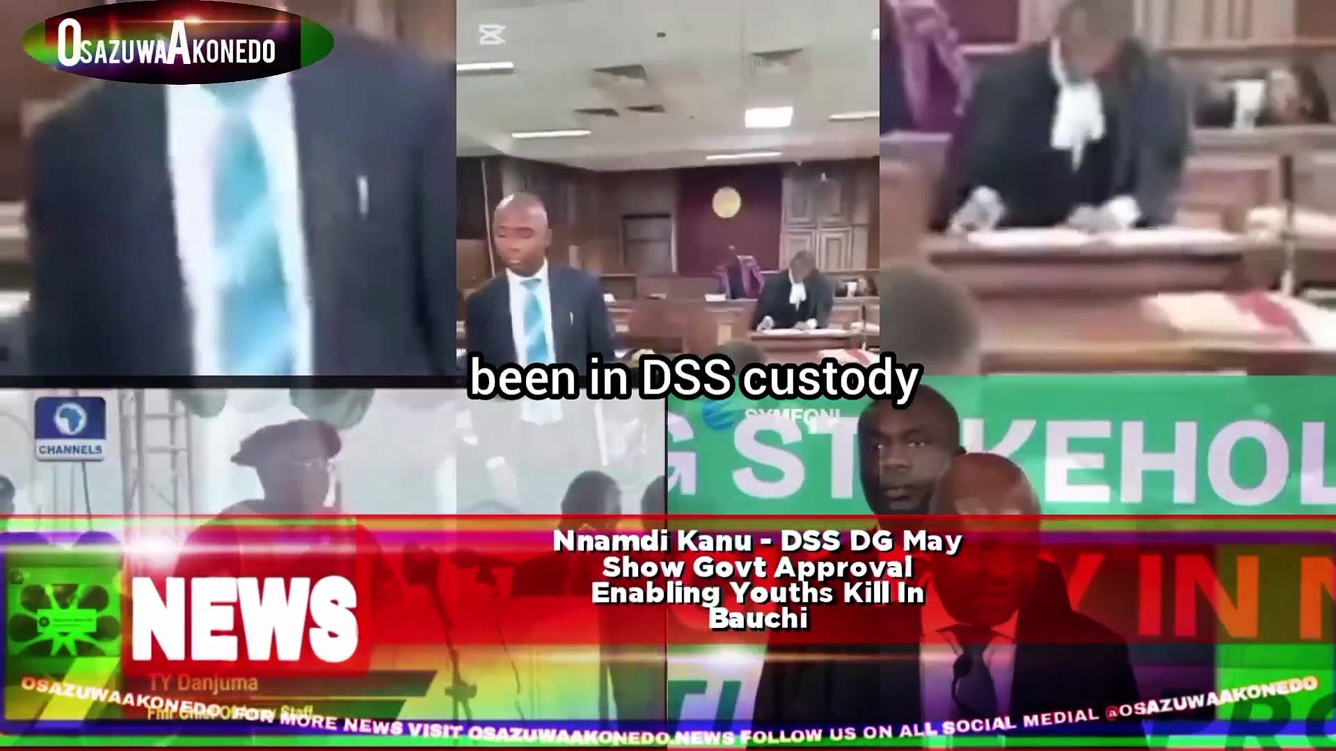 Video ~ Nnamdi Kanu - DSS DG May Show Govt Approval Enabling Youths Kill In Bauchi