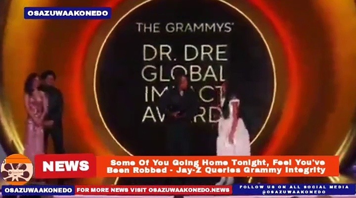 Video ~ Some Of You Going Home Tonight, Feel You’ve Been Robbed – Jay-Z Queries Grammy Integrity ~ OsazuwaAkonedo