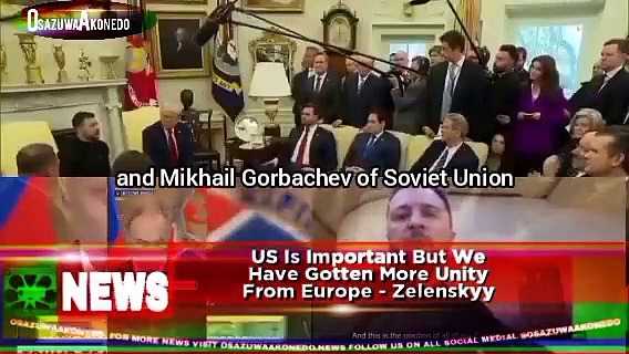 Video ~ US Is Important But We Have Gotten More Unity From Europe - Zelenskyy