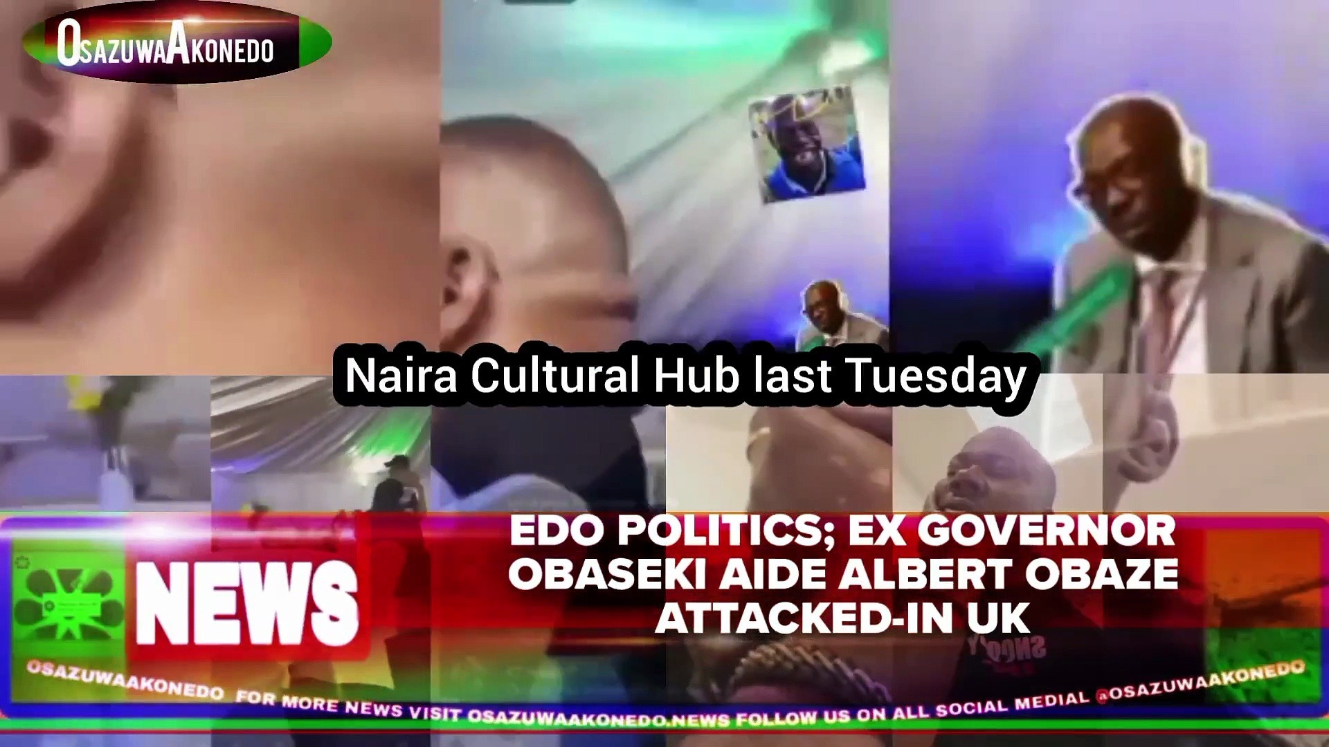 Video ~ Edo Politics; Ex Governor Obaseki Aide Albert Obaze Attacked-In UK