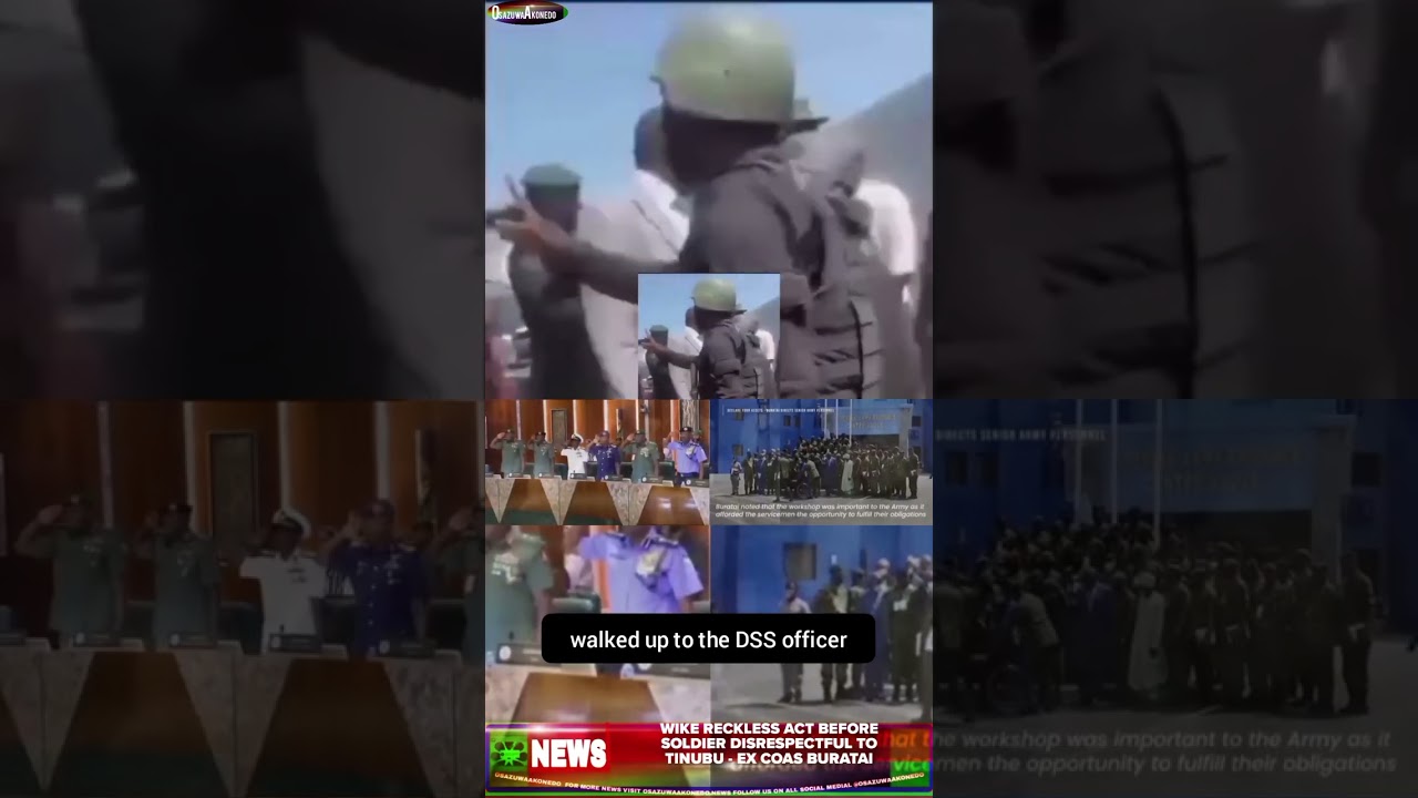 OsazuwaAkonedo Podcast Video ~ Wike Reckless Act Before Soldier Disrespectful To Tinubu Ex COAS Buratai