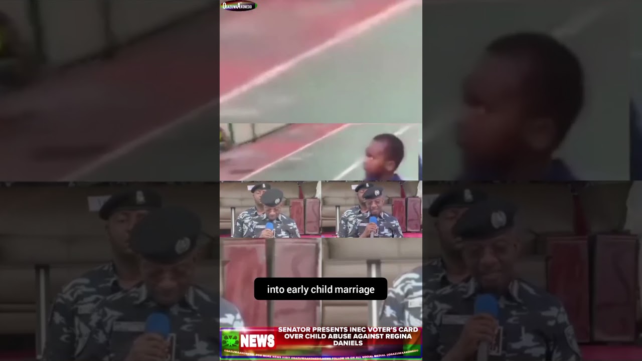 OsazuwaAkonedo ShortReel ~ Senator Presents INEC Voter's Card Over Child Abuse Against Regina Daniels