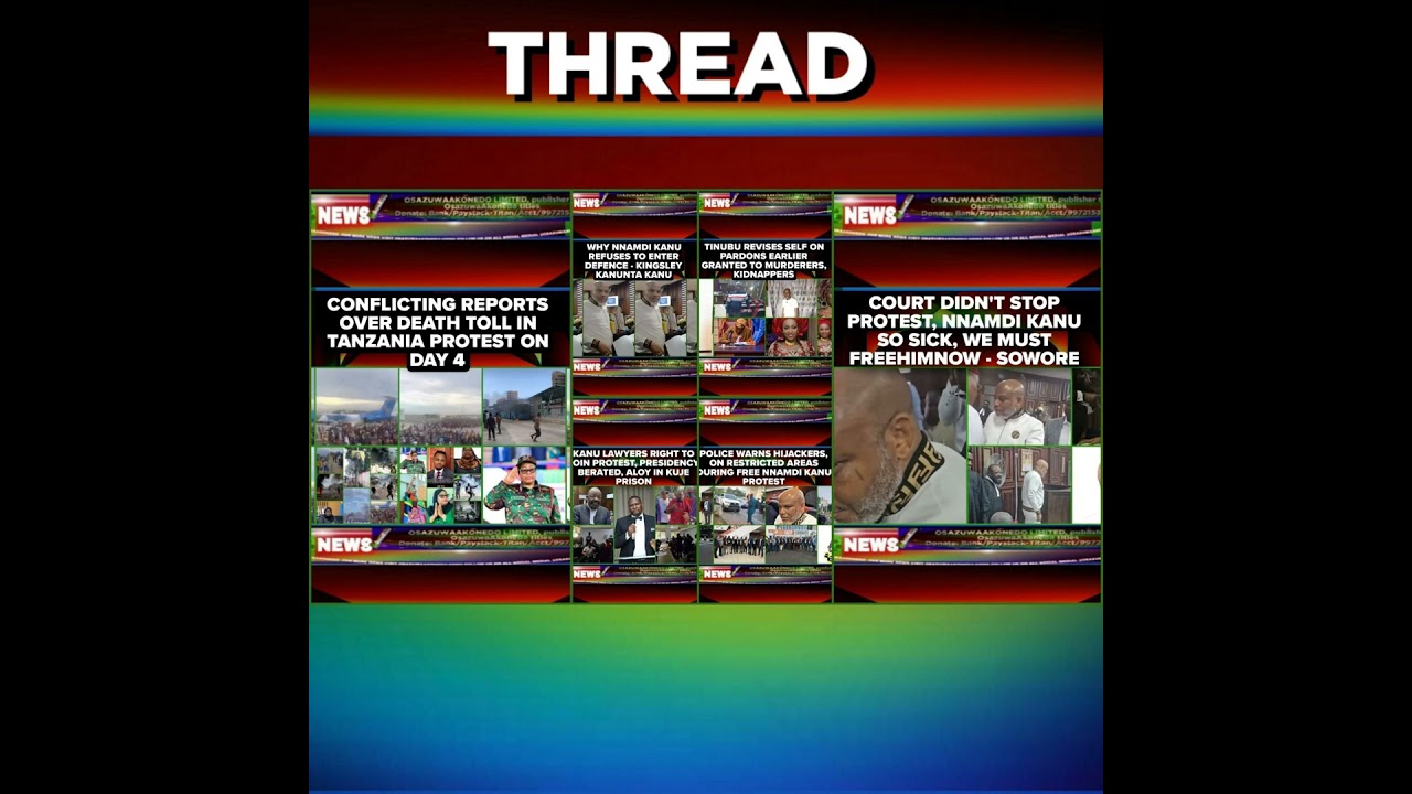 OsazuwaAkonedo Podcast Video ~ NewsThread @4pm 1-11