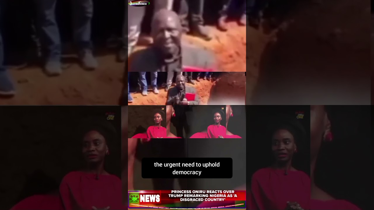 OsazuwaAkonedo ReelNews ~ Princess Oniru Reacts Over Trump Remarking Nigeria As ‘A Disgraced Country'