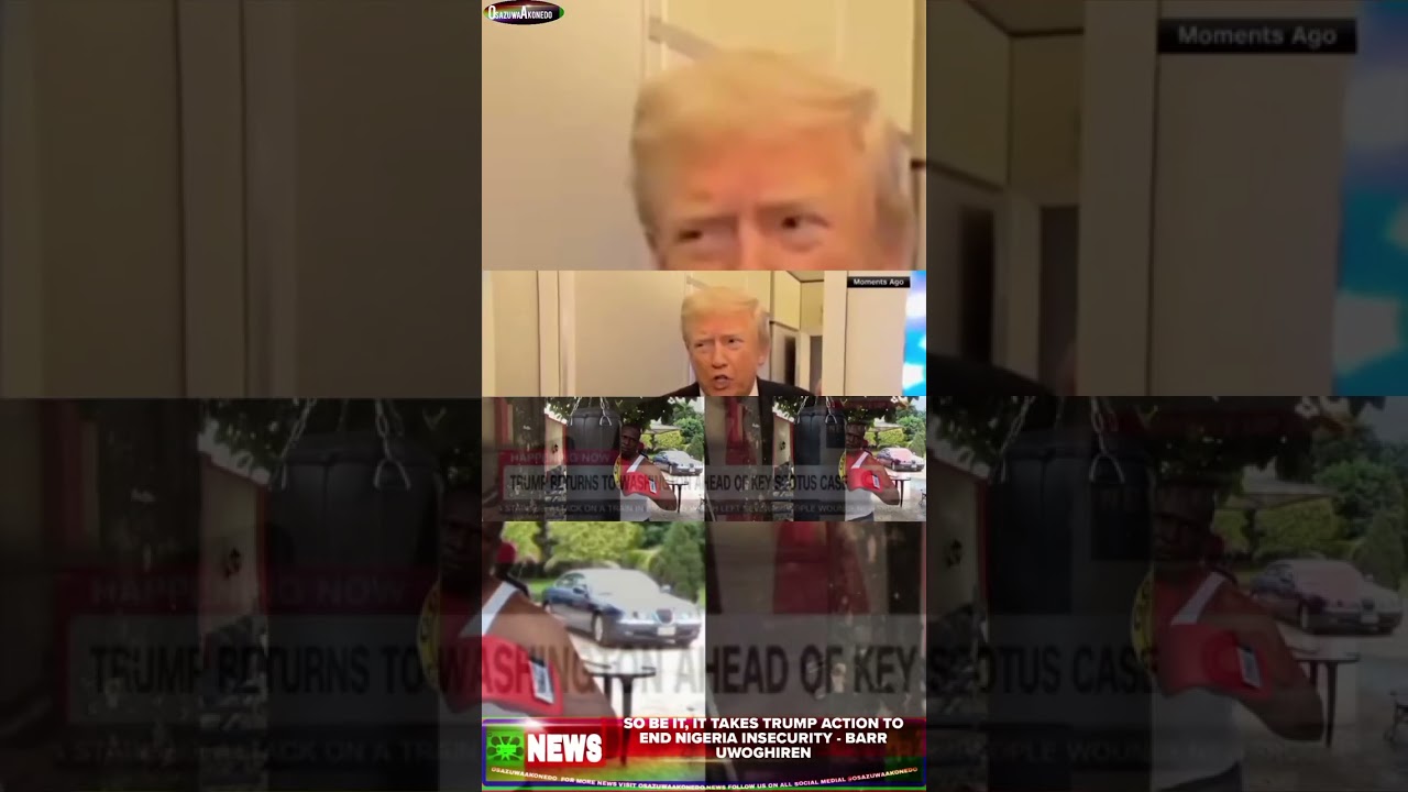 OsazuwaAkonedo Podcast Video ~ So Be It, It Takes Trump Action To End Nigeria Insecurity Barr Uwoghiren
