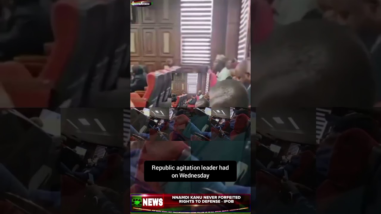 OsazuwaAkonedo ReelNews ~ Nnamdi Kanu Never Forfeited Rights To Defense IPOB