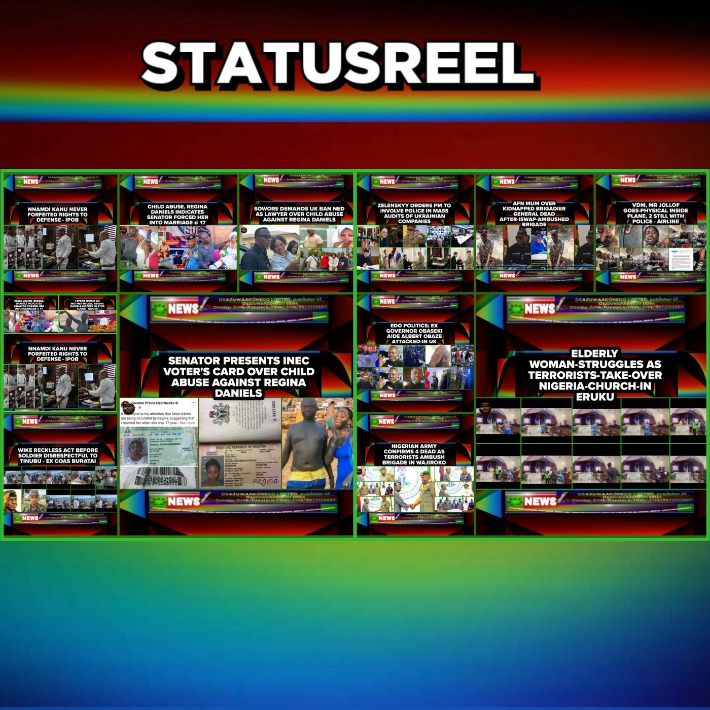 OsazuwaAkonedo Audio ~ NewsStatusReel @9pm 19-11