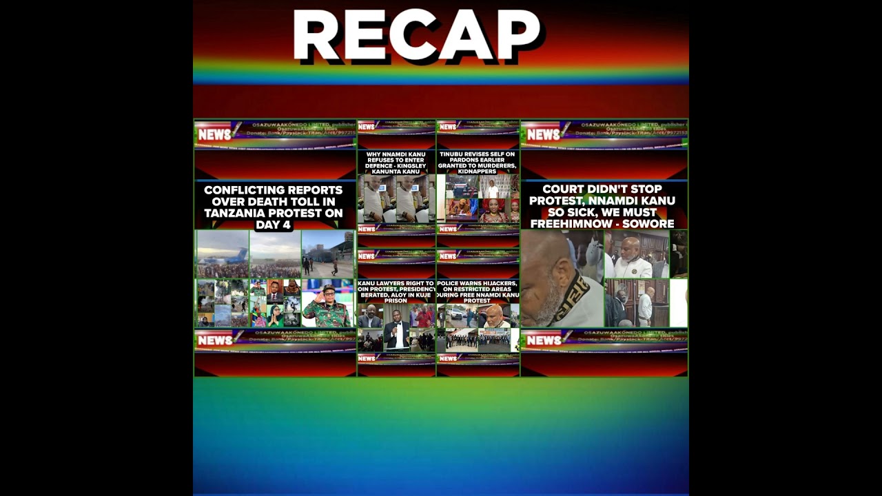 OsazuwaAkonedo Podcast Video ~ NewsRecap @3pm 1-11