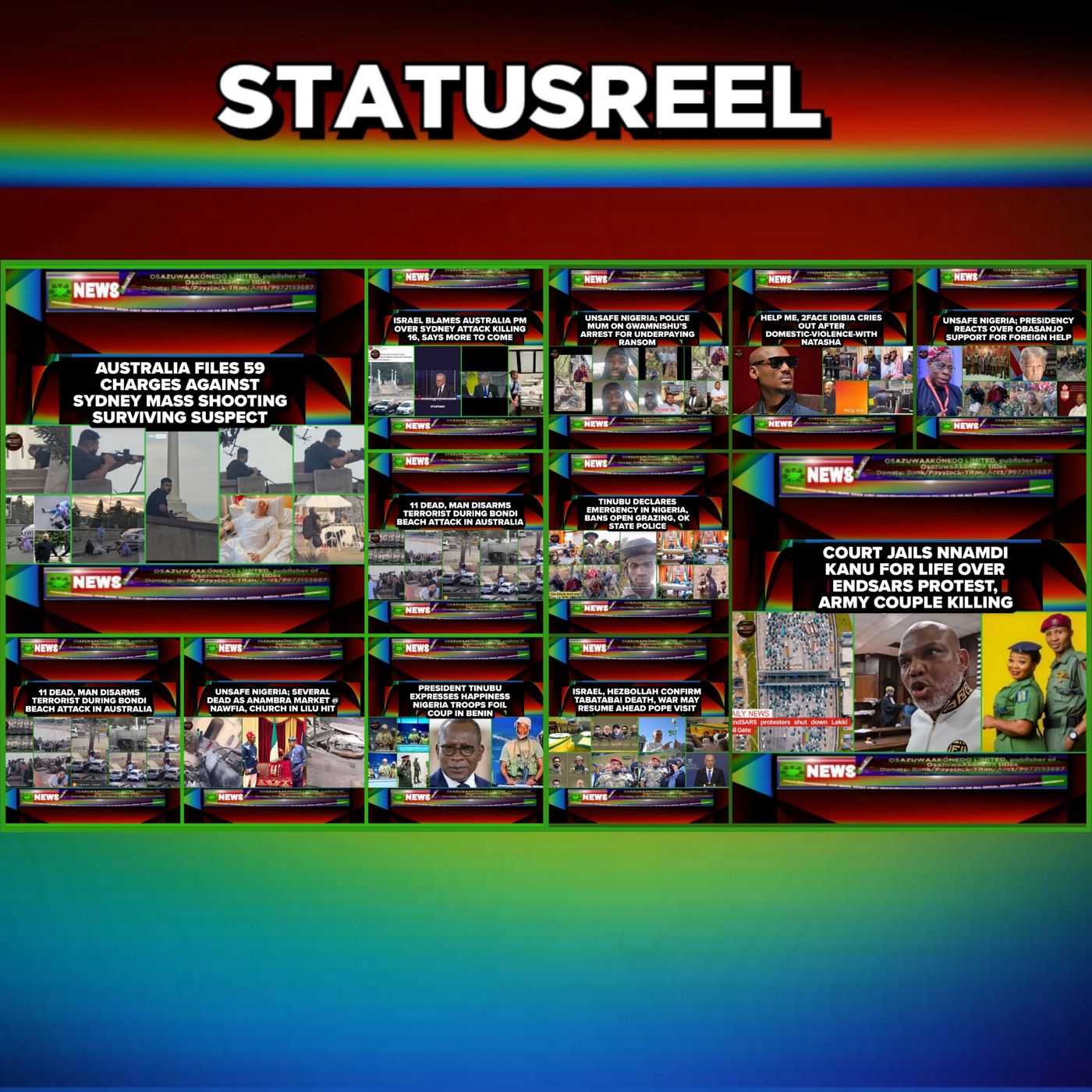 OsazuwaAkonedo Audio ~ NewsStatusReel @5pm 17-12