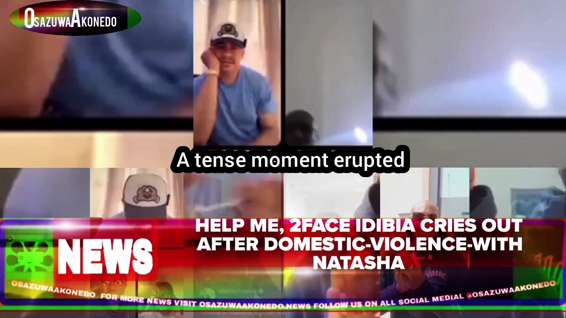 Video ~ Help Me, 2Face Idibia Cries Out After Domestic-Violence-With Natasha