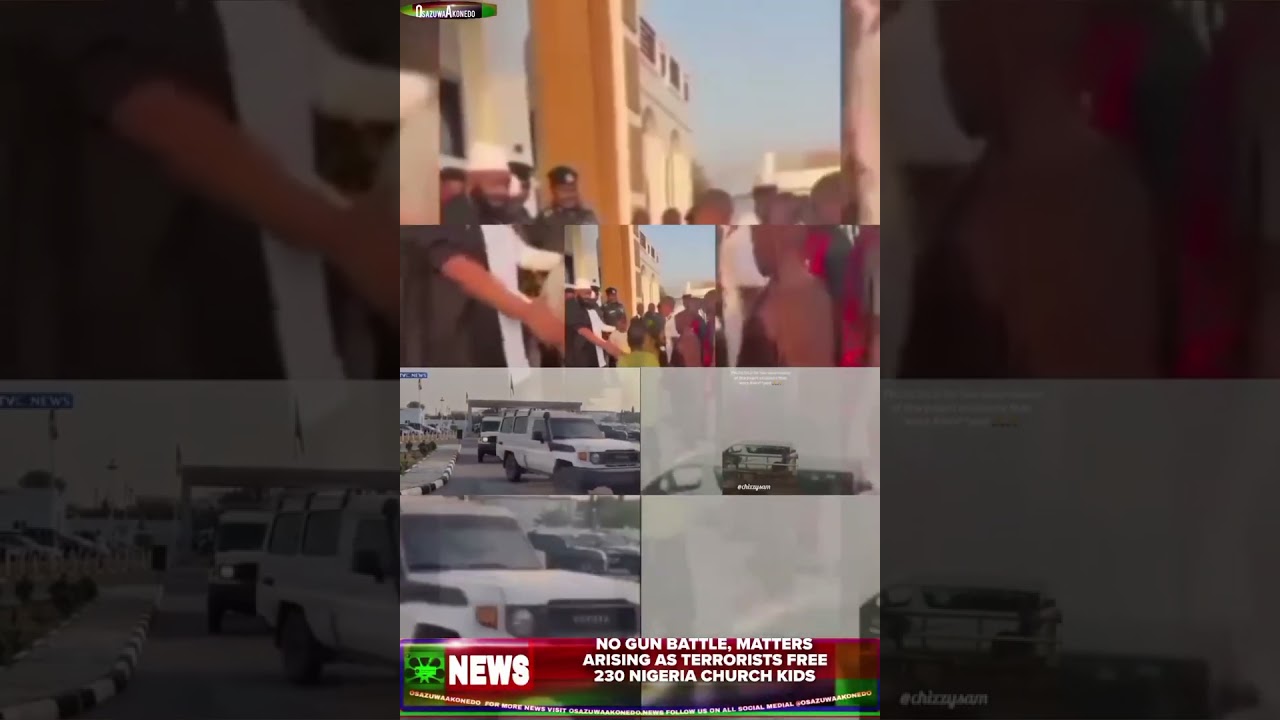OsazuwaAkonedo ThreeMinutes ~ No Gun Battle, Matters Arising As Terrorists Free 230 Nigeria Church Kids