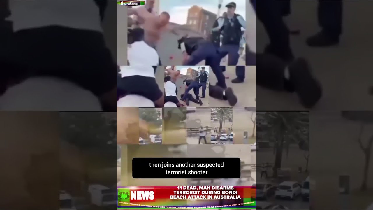 OsazuwaAkonedo BriefRecall ~ 11 Dead, Man Disarms Terrorist During Bondi Beach Attack In Australia